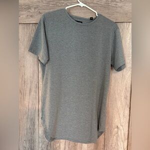 Cuts Clothing Grey Crew Neck Short Sleeve Tee